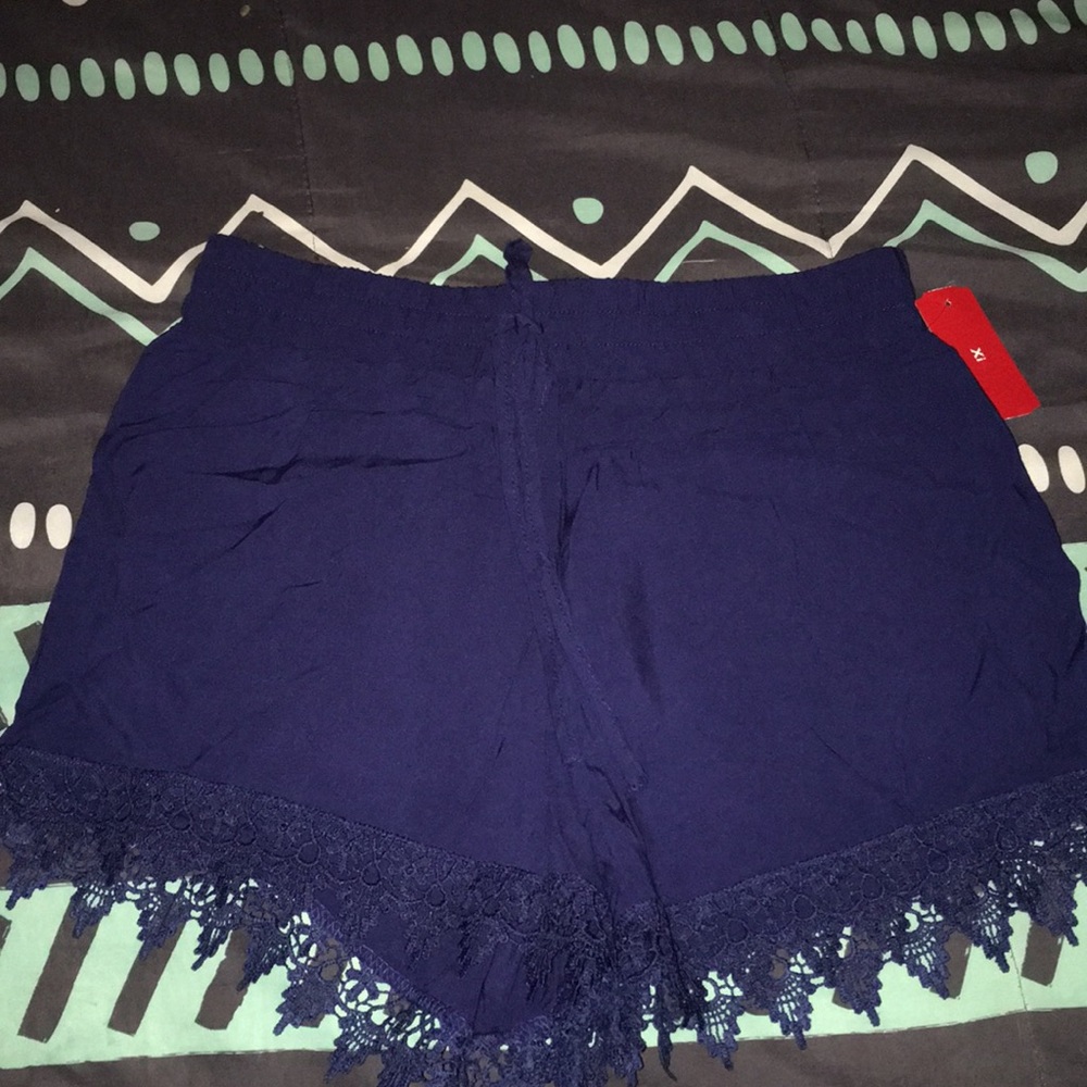 Navy blue shorts